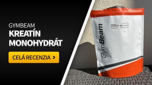 GymBeam Kreatín monohydrát 100 % Creapure®: Oplatí sa to? [recenzia]