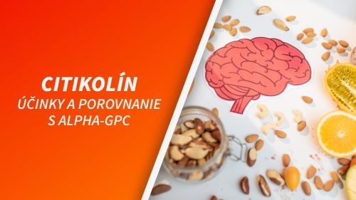 Citikolín (CDP-cholín): účinky, dávkovanie a porovnanie s Alpha-GPC