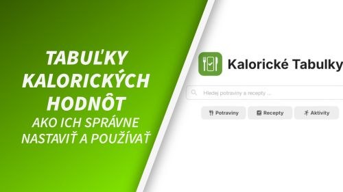 Tabuľky kalorických hodnôt: Ako ich správne nastaviť a používať bez chýb